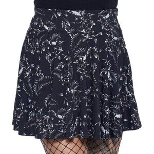 Killstar Feelin' Nauti Goth Tiki Skater Skirt Plus Size